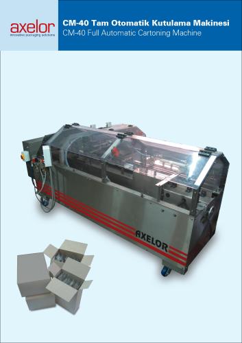CARTONING MACHINE CM40