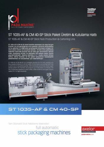 STICPACK PRODUCTION & CARTONING LINE