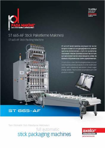 STICK PAKETLEME MAKİNESİ - 6 HATLI