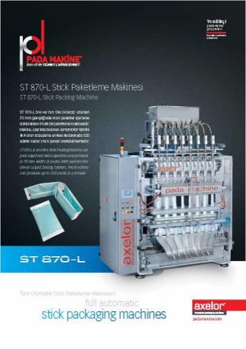 STICKPACK MACHINE LIQUID VERSION